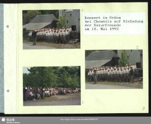 Konzert des Bergsteigerchores in Grüna (Bild 1) : Dirigent: Werner Matschke