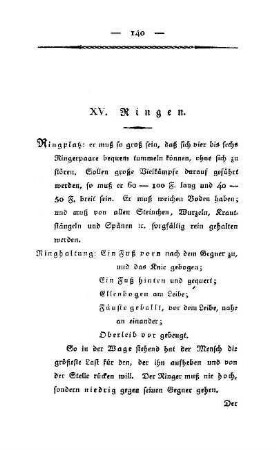 XV. Ringen