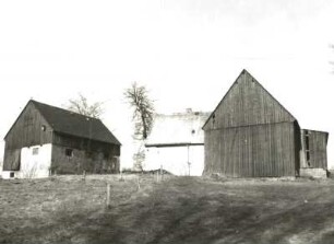 Voigtsdorf. Zweiseithof, Hauptstraße 153. Feldseite