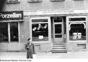 Verkaufsladen des VEB Prefo Dresden
