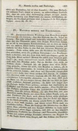 IV. Materia medica und Toxikologie.