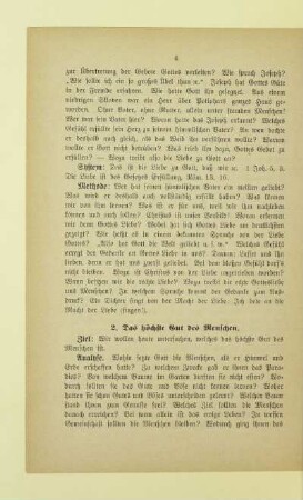 2. Das höchste Gut des Menschen