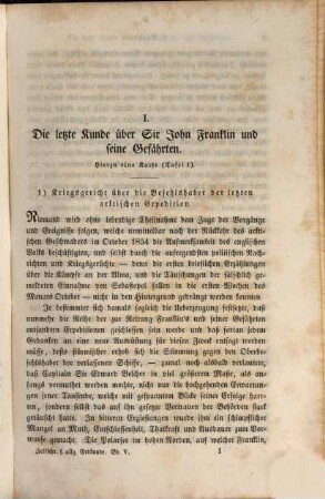 Zeitschrift für allgemeine Erdkunde, 5. 1855