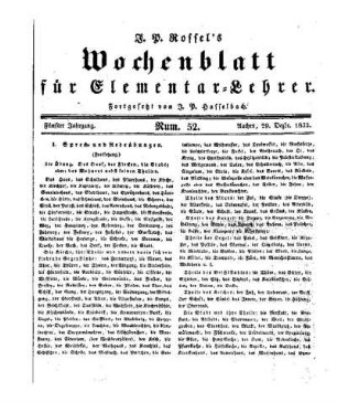 Sprech- und Redeübungen : Fortsetzung