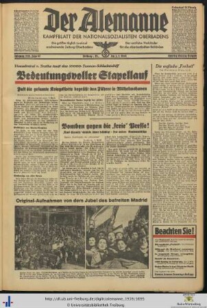 01./02.04.1939 (Samstag/Sonntag-Ausgabe)