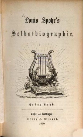 Louis Spohr's Selbstbiographie, 1
