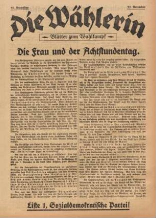 Die Wählerin