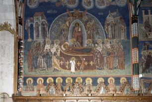 Freskendekoration im Chor, Sandomir, Polen