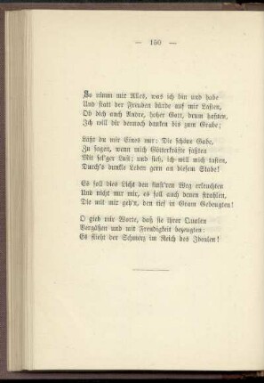 So nimm mir Alles, was ich bin und habe