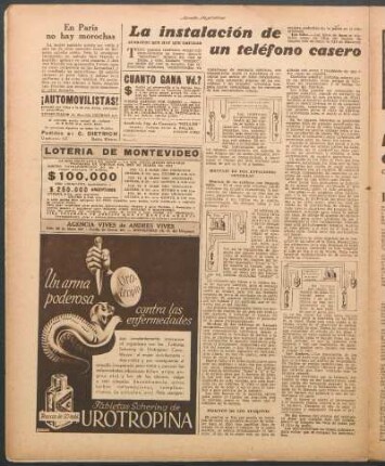 La instalación de un teléfono casero