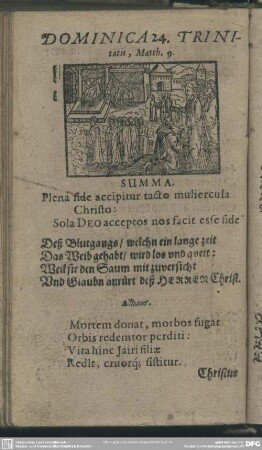 Dominica 24. Trinitatis, Matth. 9