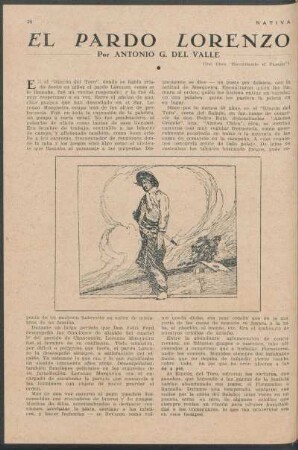 El pardo Lorenzo : (Del libro "Recordando el Pasado")