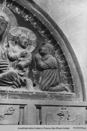 Madonna mit Kind und Stifter (Lünette)