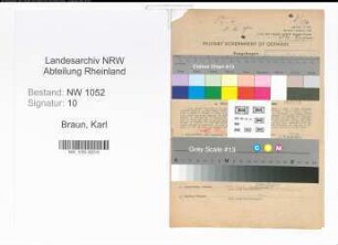 Entnazifizierung Karl Braun , geb. 21.04.1895 (Polizeibeamter)