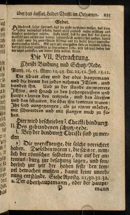 225-235, Die VII. Betrachtung.