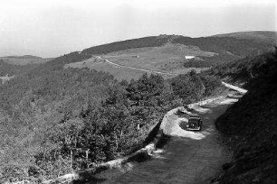 Vogesen: Routes des Crêtes, Straße mit Rothenbachkopf