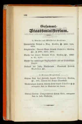 Gesammt=Staatsministerium.