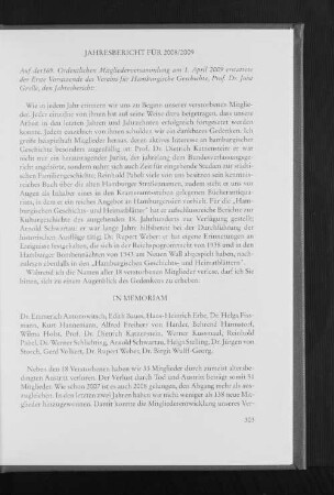Jahresbericht für 2008/2009