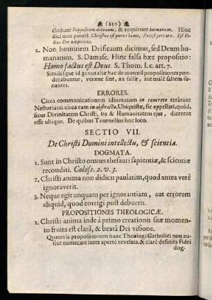 230-239, Sectio VII - XI