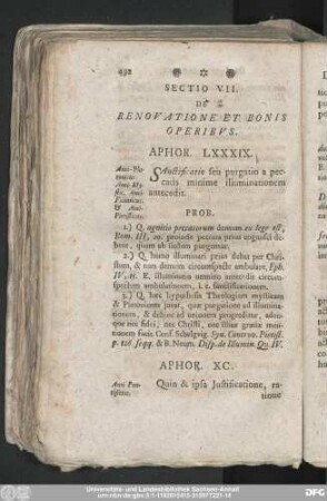 Sectio VII. De Renovatione Et Bonis Operibus.
