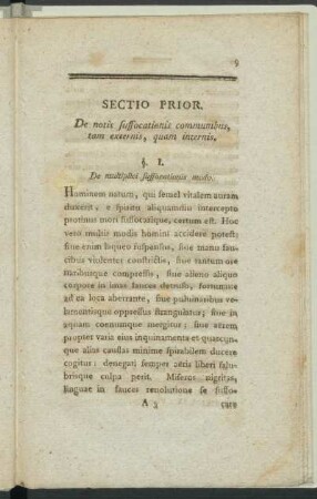 Sectio Prior