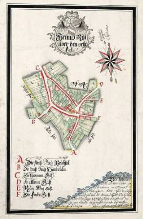 Grund-Riss über den Orth Forst