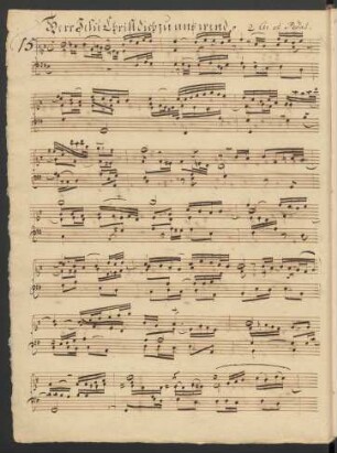 Herr Jesu Christ dich zu uns wend; org; G-Dur; BWV 709