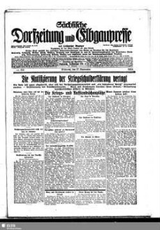 Sächsische Dorfzeitung und Elbgaupresse : mit Loschwitzer Anzeiger ; Tageszeitung für das östliche Dresden u. seine Vororte