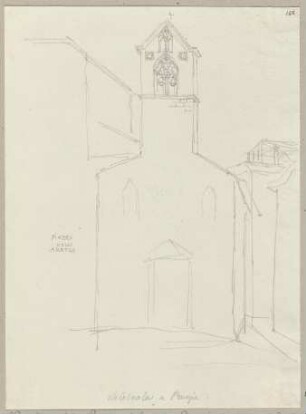 Die Kapelle auf dem Platz degli Aratri in Perugia