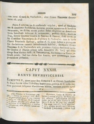 CAput XXXIII. Ramus Brunsvicensis