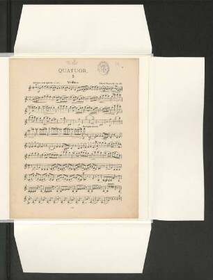 Quatuor. [Violino]