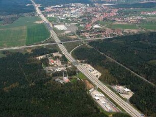 Hermsdorfer Kreuz, Hermsdorf, Raststätte, BAB A 9