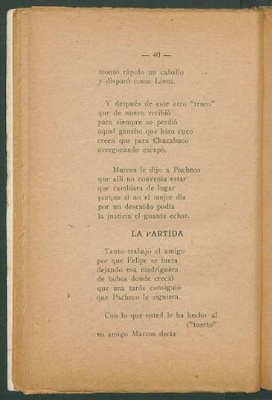La partida