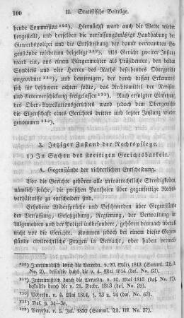 A. Gegenstände der richterlichen Entscheidung.