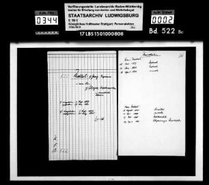 Kettel, Georg (+17.11.1862); Regisseur