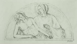 Pieta (im Halbkreis)