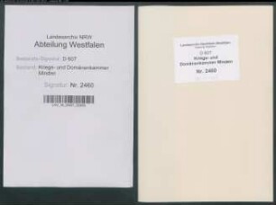 Revision der Vogtei Heepen, Amt Sparrenberg