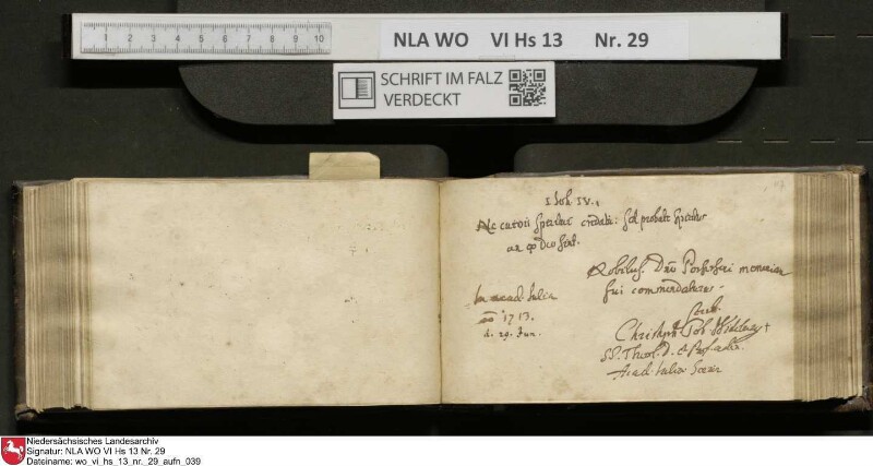 Stammbuch des Gottfried Crusius (Cruse) aus Stendal