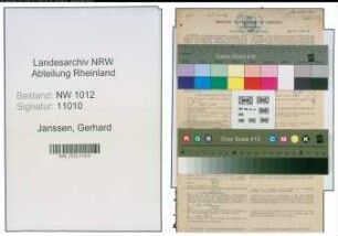 Entnazifizierung Gerhard Janssen , geb. 24.05.1914 (Verw.angest.)