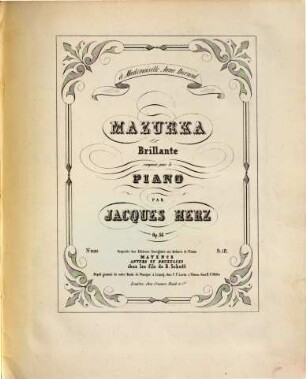 Mazurka brillante : op. 56