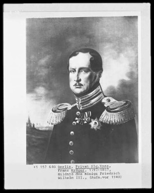 Bildnis des Königs Friedrich Wilhelm III