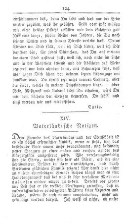 Vaterländische Notizen.