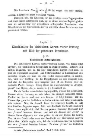 § 10. Einleitende Betrachtungen