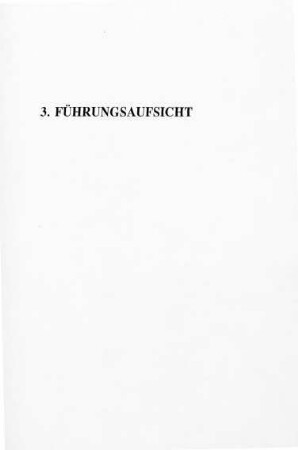 237-258, 3. Führungsaufsicht