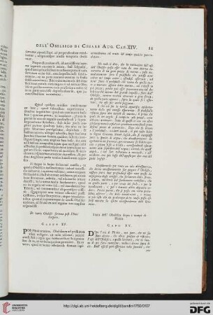 Caput XV / Capo XV