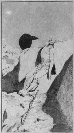 Sterbender Wanderer (Zeichnung zu Opus 1, Blatt 7)