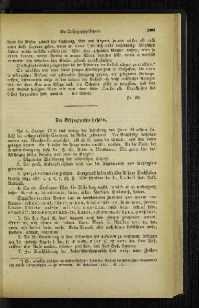 ¬Die¬ Orthographie-Reform