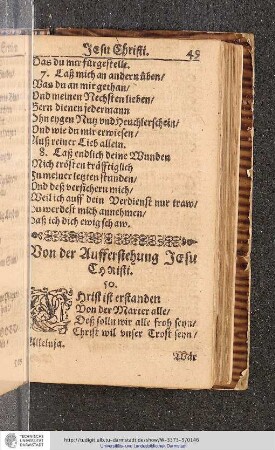 Von der Aufferstehung Jesu Christi