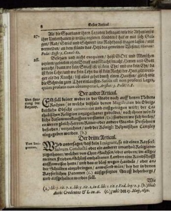 Der dritte Articul