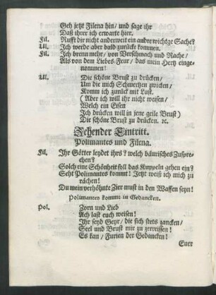Zehender Eintritt.